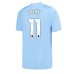 Manchester City Jeremy Doku #11 Voetbalkleding Thuisshirt 2023-24 Korte Mouwen